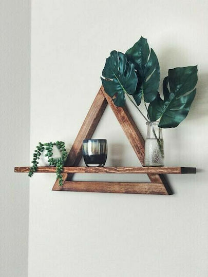 Wall Shelf Brown 50x13x40cm