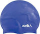 Amila Silicone Adults Swimming Cap Blue