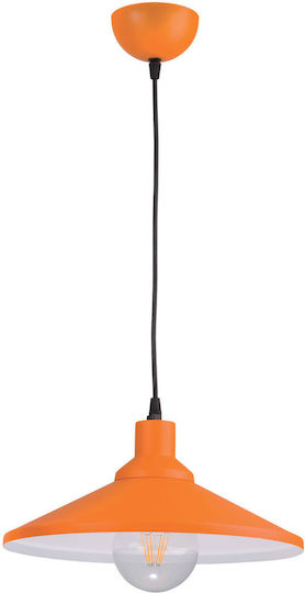 ArkoLight Einfaches Licht Kinderdeckenleuchte Deckenleuchte 25W mit Fassung E27 Orange 30cm