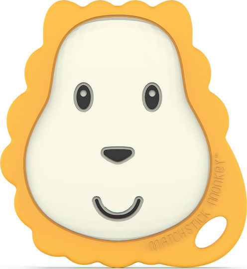 Matchstick Monkey Flat Face Beißring Zahnen Linderung aus Gummi für 0 m+