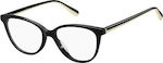 Pierre Cardin Plastic Eyeglass Frame Black P.C. 8487 807