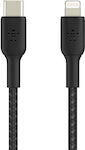 Belkin Braided USB-C to Lightning Cable 30W Black 1m (CAA004bt1MBK)