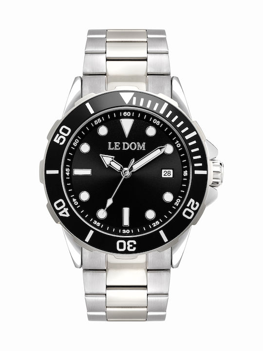 Le Dom Nautilus Ανδρικό Ρολόι 43mm Μπαταρίας με...