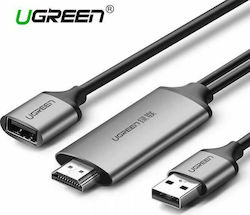 Ugreen HDMI 1.3 Kabel HDMI-Stecker - USB-A-Buchse 1.5m Schwarz