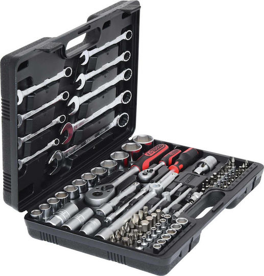 Ks Tools Set Ratchet 1\2" & 1\4" 82pcs