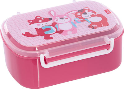 Sigikid Kids Lunch Plastic Box Pink L17xW11xH7cm