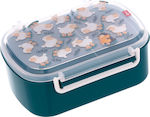 Sigikid Kids Lunch Plastic Box Turquoise L17xW11xH7cm