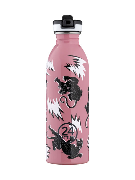 24Bottles Urban Ανοξείδωτο Παγούρι 500ml Ροζ Wi...