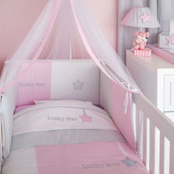 Baby Oliver Set Pentru Pătuț Roz 3 Bucăți