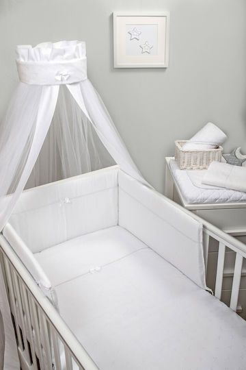 Baby Oliver Baby Bettwäsche-Set Für Krippe Weiß 2 Stück