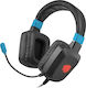 Natec Raptor Over Ear Gaming Headset cu conexiune 2x3,5mm / USB Negru
