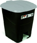 Tayg Kunststoff Gewerbliche Abfallbehälter Abfall mit Pedal 50Es Schwarz