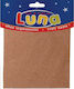 Luna Корк Кафяви листове от ръчно изработен филц 225x225x2мм 000601679 22.5x22.5см.