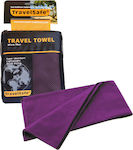 Travelsafe ΜF Towel Face Microfiber Purple 120x60cm.