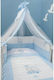 Baby Oliver Baby Crib Bedding Set Little Joy Des. 303 3pcs Blue