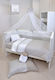 Baby Oliver Set Pentru Patut Sweet Teddy Des. 350 Bej 3buc piese