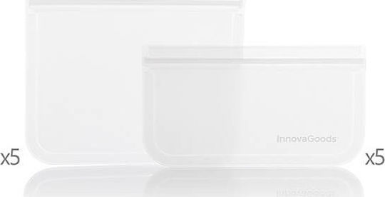 InnovaGoods Wiederverwendbare Beutel für Lebensmittel Haushaltszubehör V0103074 10Stück