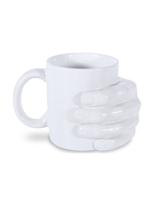 Thumbs Up Hand Tasse Keramik Weiß 300ml 1Stück