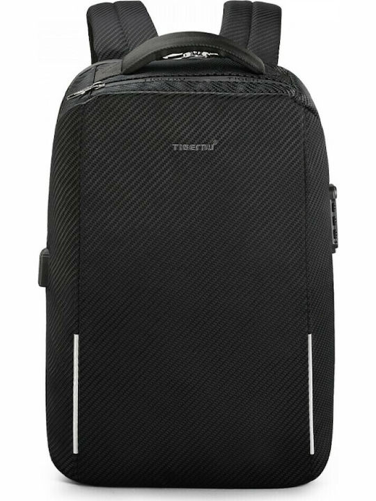 Tigernu T-B3655 Αδιάβροχη Τσάντα Πλάτης για Laptop 15.6" με Θύρα USB σε Μαύρο χρώμα