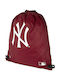 New Era NY Yankees Τσάντα Πλάτης Γυμναστηρίου Κόκκινη
