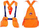 Dispan Hunting Vest με Τιράντες Πορτοκαλί Orange
