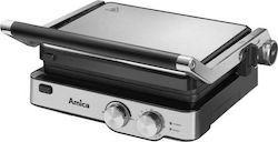 Amica GK 4011 Sandwich Maker with Removable Plates for for 4 Sandwiches Sandwiches 2000W Inox