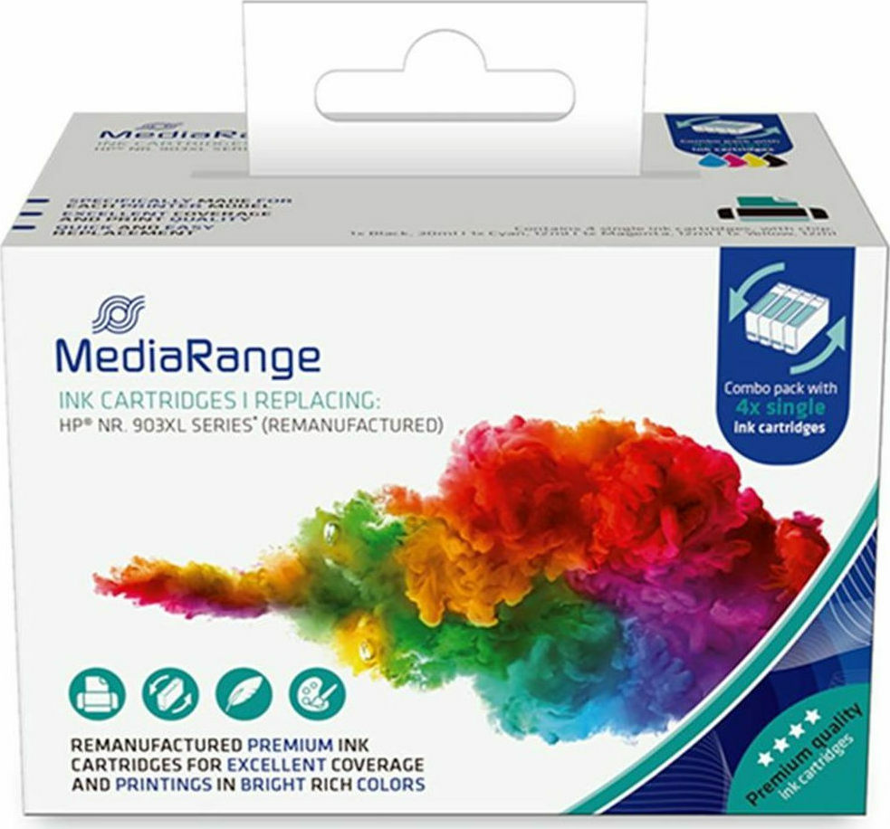 HP 903 XL Remanufactured Ink Cartridges Multipack Pack - High