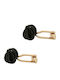 Ascot Steel Cufflinks in Black Colour