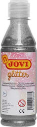 Jovi Glitter Tempera Colour Paint Bottle 500ml Silver