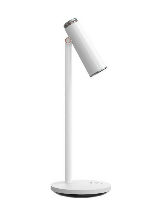 Baseus Επαναφορτιζόμενο Φωτιστικό Γραφείου LED σε Λευκό Χρώμα