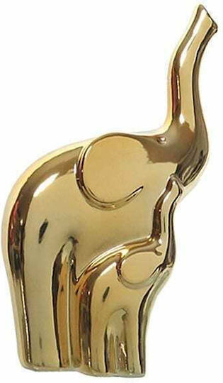 Art et Lumiere Decorative Elephant made of Ceramic 12x6.5x19.5cm 1pcs