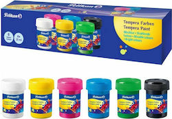 Pelikan Tempera Paint Tempera Colour Paint Jar 25ml Multicolour 6pcs