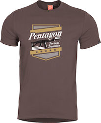 Pentagon Ageron T-shirt Terra in Brown color