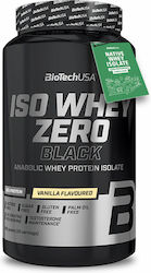 Biotech USA Iso Whey Zero Black Proteină din Zer Fără Gluten & Lactoză cu Aromă de Vanilie 908gr