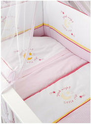 Baby Oliver Baby Crib Bedding Set Little Star Des. 608 3pcs Pink