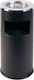 Ready Metallic Waste Bin 17lt Black