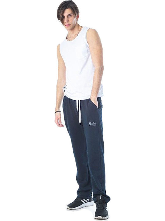 Paco & Co 85304 Men's Sweatpants Navy Blue