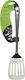 Max Home Hemmered Serving Spatula Slotted Stainless Steel 33cm
