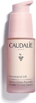 Caudalie Resveratrol Instant Lift Serum Față cu Acid Hialuronic pentru Strângere 30ml