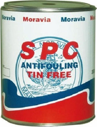 Eval Antifouling SPC Marine Paint for Mural Boats Self-Cleaning for Polyester Boats 0.65L Blue