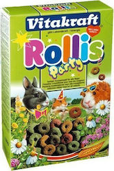 Vitakraft Party Rollis Treat with Vegetables for Guinea Pig, Rabbit and Hamster 500gr