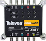 Televes Nevoswitch Amplifier 5 Inputs Multischalter Satelliten 714509