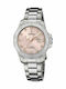 Festina Sport Γυναικείο Ρολόι 34mm Μπαταρίας με Ασημί Μεταλλικό Μπρασελέ