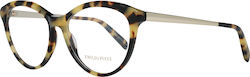 Emilio Pucci Women's Acetate Brown Prescription Eyeglass Frame Emilio Pucci Women's Acetate Brown Prescription Eyeglass Frame
