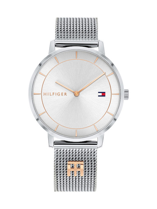 Tommy Hilfiger Tea Ρολόι Μπαταρίας με Μεταλλικό Μπρασελέ Tommy Hilfiger Tea Ρολόι Μπαταρίας με Μεταλλικό Μπρασελέ