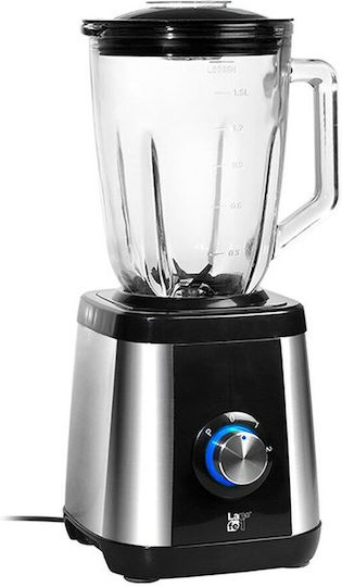 Lafe BCP003 Μπλέντερ με Γυάλινη Κανάτα 1.5 lt 600W Inox