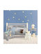 Das Home Set Baby Bettlaken Für Krippe Baumwolle Hellblau 125x170cm 3Stück
