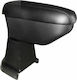 Cik Car Leather Armrest for Hyundai i20 Black