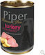 Dolina Noteci Piper Platinum Pure Wet Food Dogs in Cans with Turkey and Potatoes Gluten-Free 400gr