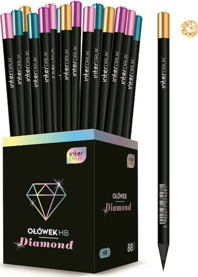 interDRUK Diamond Pencil HB (Μiscellaneous colours)